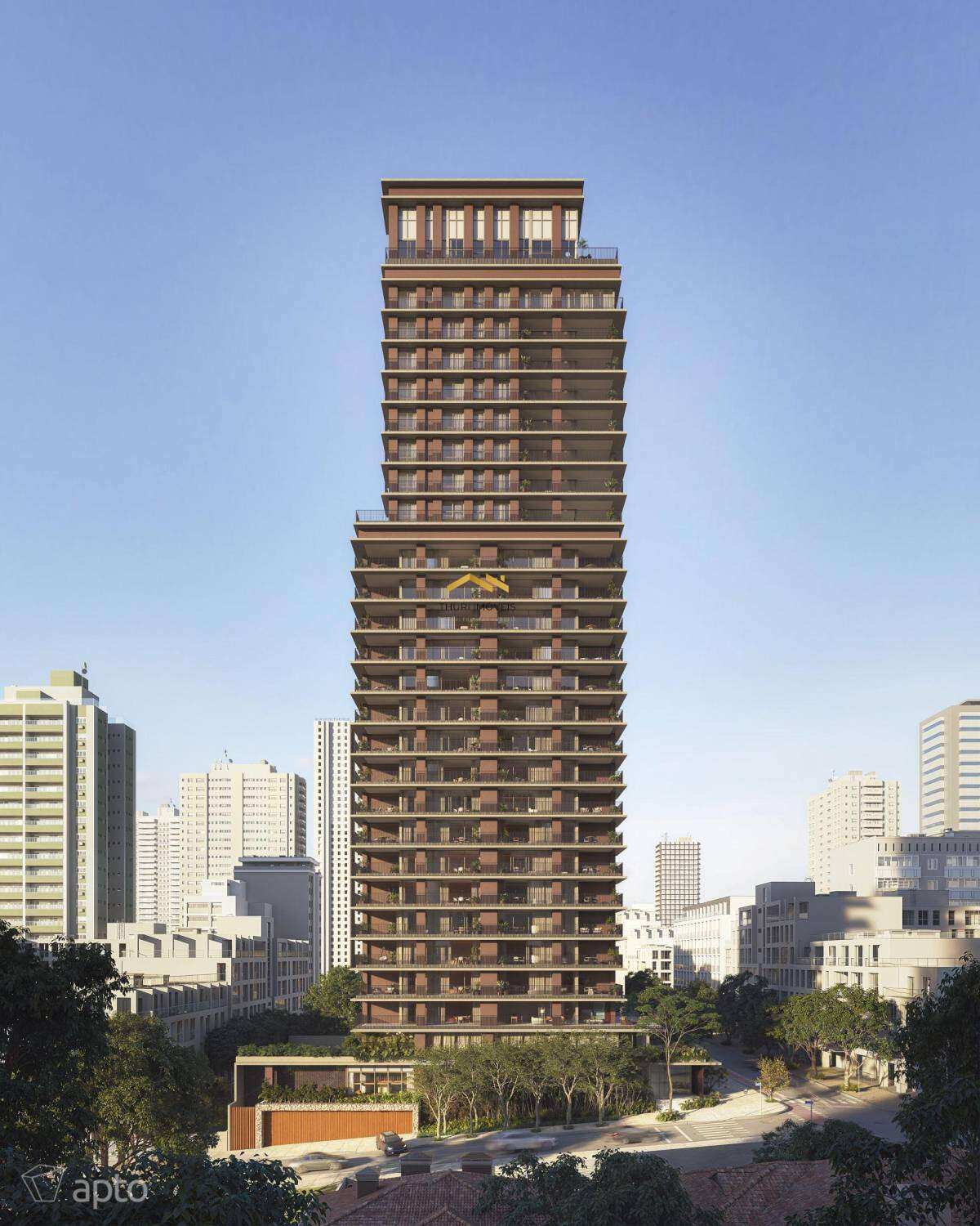Cobertura à venda em São Paulo, Pinheiros, com 4 quartos, 543,05m²